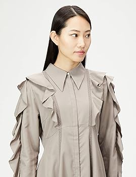 定価28,600円　セルフォード　ラッフルフリルワンピース　ロング　長袖　36 セルフォードラッフルフリルワンピース36